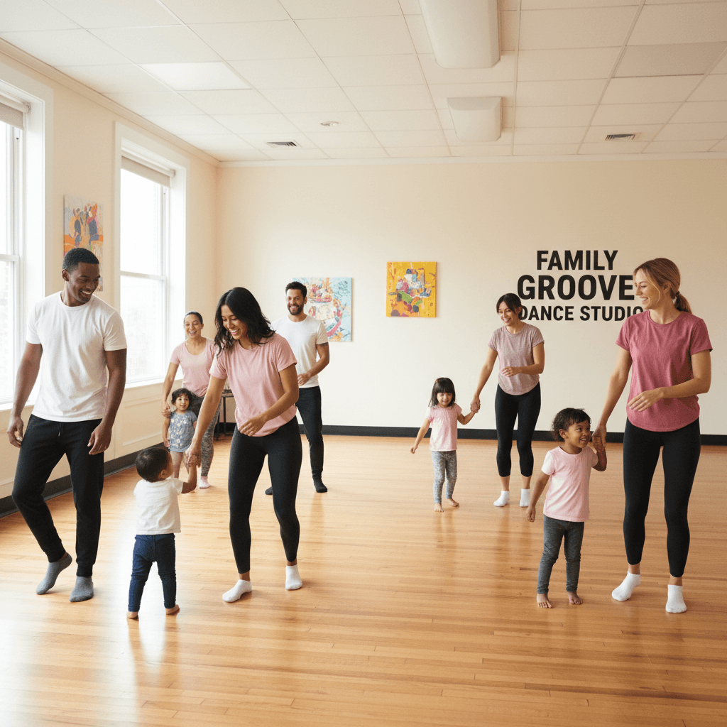 Clase familiar donde padres e hijos aprenden juntos